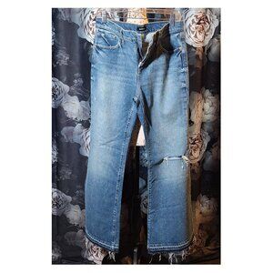 Express Midrise 70s Flare Jeans (Size 8S)